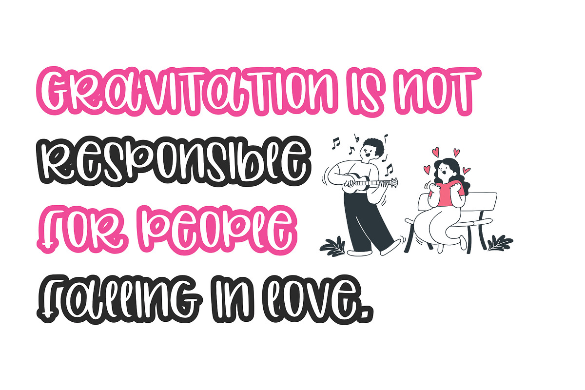 perfect love, a Script Font by Mariyana (Photo 3 of 5)