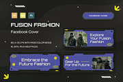 Fusion Fashion - Facebook Cover, a Social Media Template by StreaksideStd (Thumbnail 1 of 3)