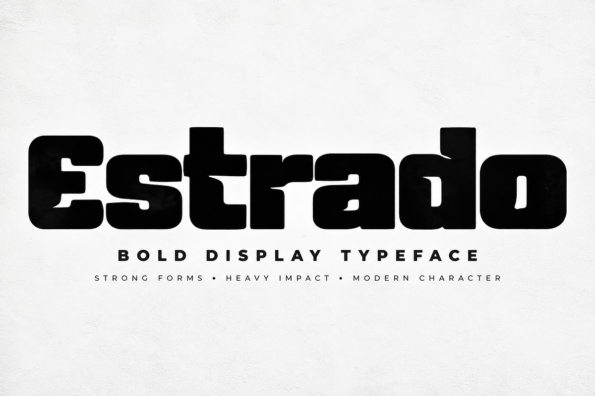 Estrado: Display Typeface, a Script Font by Wow Magic (Photo 1 of 5)