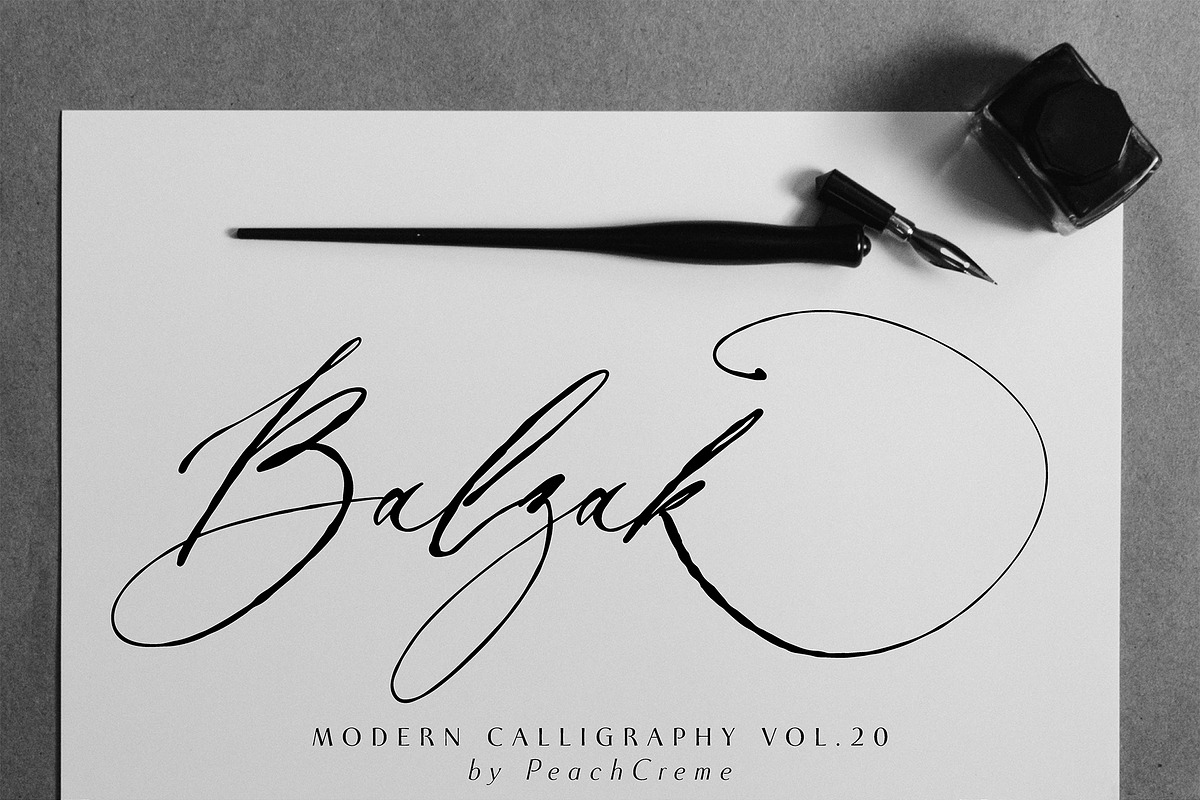 Balzak // Organic Calligraphy