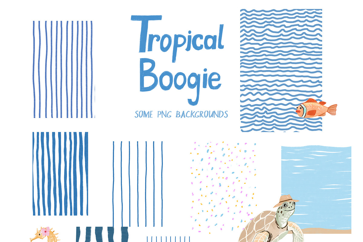 Sea Animals Kids Illustrations, a Decorative Illustration by whiteheartdesign (Photo 19 of 21)