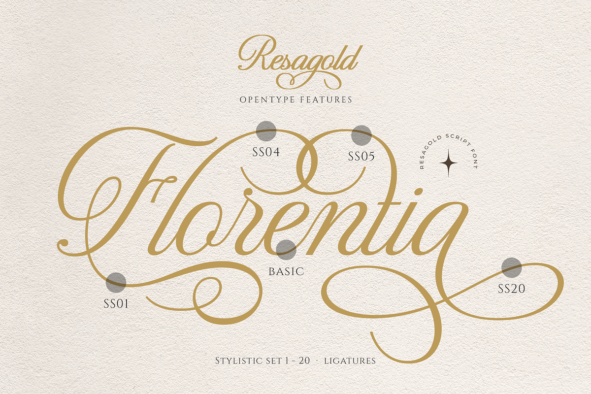 Resagold – Modern Cursive Script, a Script Font by Pixesia Studio (Photo 12 of 13)
