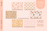 Retro floral patterns & wall art, a Pattern Graphic by Flora Wild Designs (Thumbnail 5 of 5)