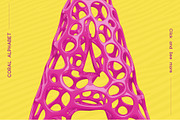 Coral Alphabet, an Object Graphic by Perfect Design (Thumbnail 2 of 4)