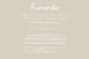 Remember, a Script Font by PudraART (Thumbnail 9 of 10)