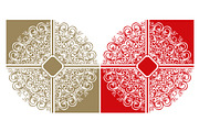 Set of wedding 28 elements, an Invitation Template by BEZIL-ART (Thumbnail 2 of 15)
