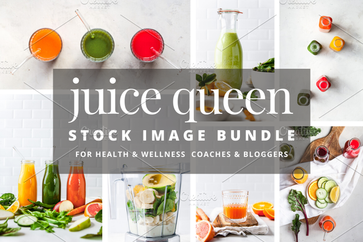 JUICE & SMOOTHIE stock image bundle, a Health & Medical Photo by Brand Spanking You (Photo 1 of 7)