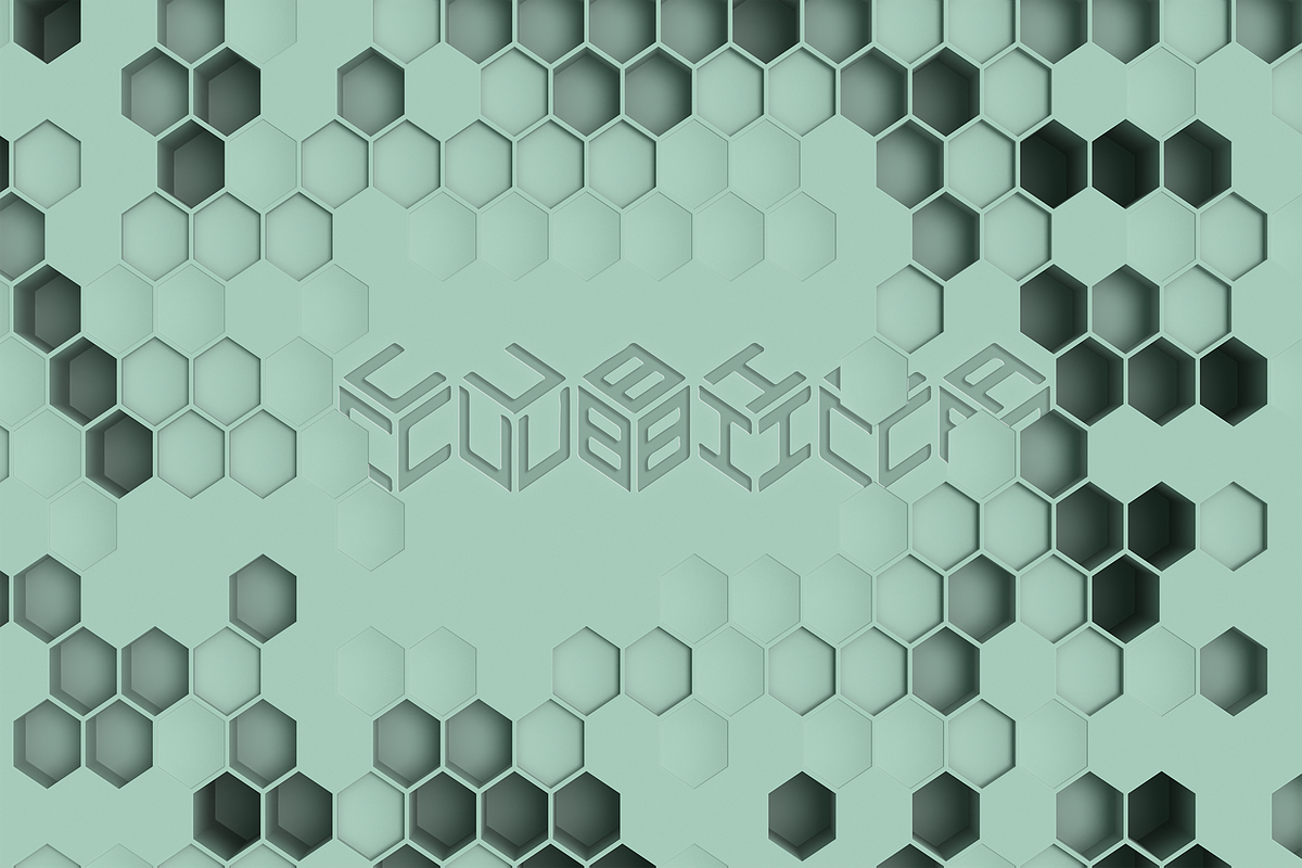 Cubica, a Font by Dz Akali (Photo 3 of 4)