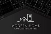 Modern Home Logo, a Technology Illustration by Kaushal Jangid (Thumbnail 5 of 5)