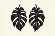 Leaf Earring Silhouette Bundle, an Object Graphic by Creativeshirt (Thumbnail 16 of 16)