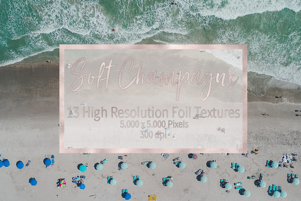 Soft Champagne Foil Textures, a Texture Graphic by U + Me Studio (Photo 1 of 4)