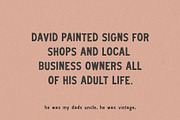 David | Hand Drawn Display Font, a Handwritten Font by Supersimbo © (Thumbnail 2 of 7)