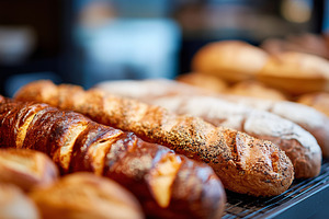 Freshly baked artisan breads, a Food & Drink Photo by MistyDay