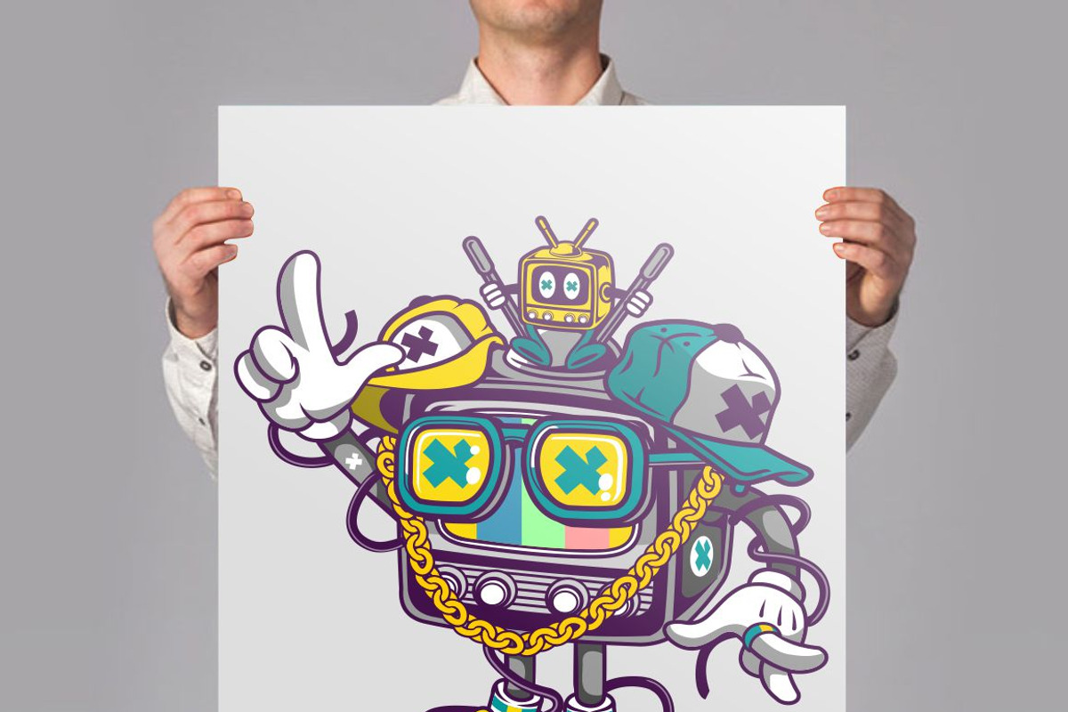 50 Cartoon Tshirt Designs Bundle 8_1, an Illustration by roach_graphic (Photo 12 of 12)