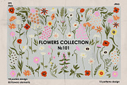 Flowers Collection, an Illustration by NKTN (Thumbnail 1 of 8)