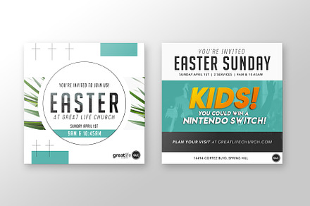 Easter Church Invitation