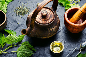 Herbal tea with nettle,stinging nett