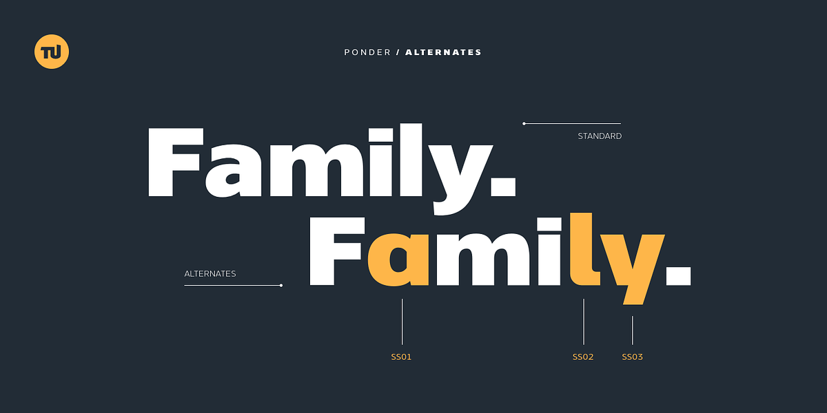 Ponder, a Sans Serif Font by TypeUnion (Photo 4 of 10)