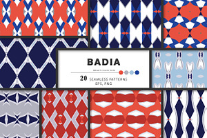 BADIA geometric seamless patterns.