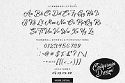 California Dream Brush Fonts, a Script Font by 50Fox (Thumbnail 14 of 14)