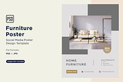 Modern Furniture Poster Design 11, a Social Media Template by shahsoft (Thumbnail 1 of 2)
