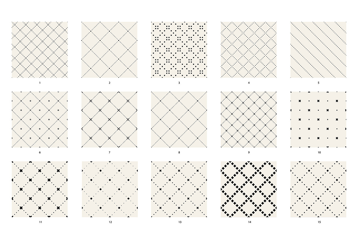 Essential Bundle. Seamless Patterns, a Pattern Graphic by Curly_Pat (Photo 4 of 13)