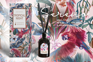 Sereno. Tropical pattern