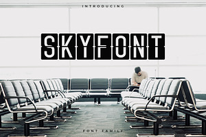 Skyfont Font Family - Sans Serif