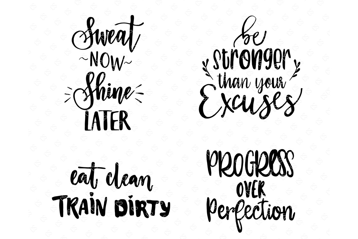 Fitness Planner Icons Clip Art, an Illustration by Collart Studio (Photo 4 of 4)