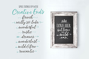 Indigo Summer Font Trio, a Script Font by Nicky Laatz (Thumbnail 10 of 21)