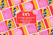 Colorful Business Card Template, a Business Card Template by SunshineStudioBoutique (Thumbnail 2 of 10)