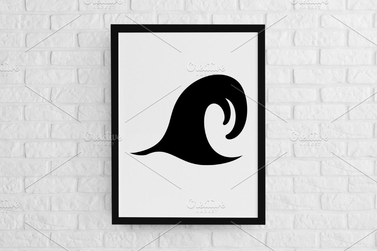Ocean Wave Silhouette SVG, an Object Illustration by newminddesign (Photo 2 of 3)