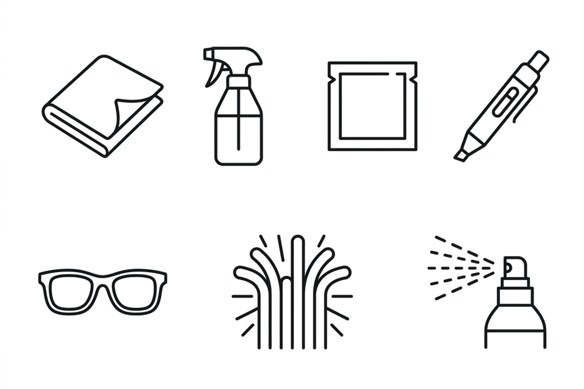 Bundles Set Optical Store Icons, an Outline Icon by adenpinkstore (Photo 19 of 44)