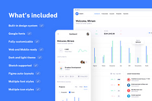 IODash Multipurpose Dashboard UI Kit