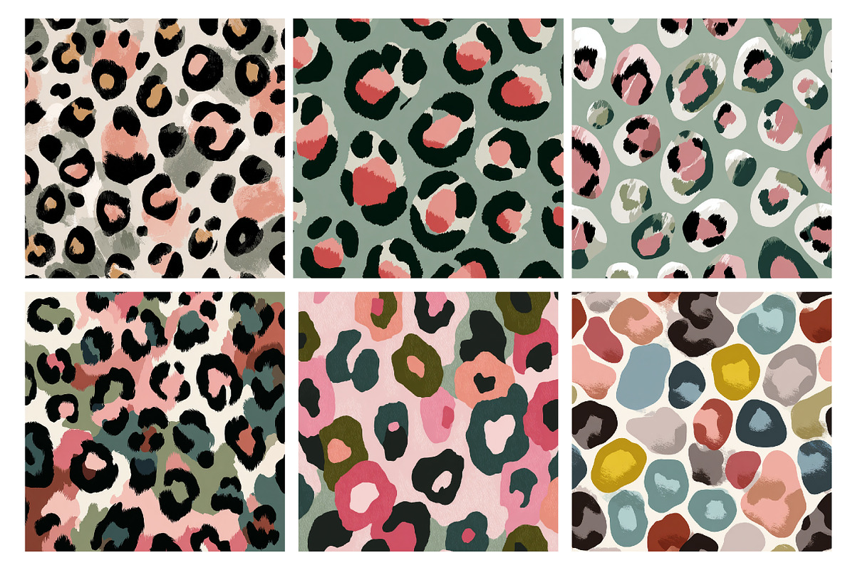 Leopard Print Digital Paper Bundle, a Pattern Graphic by DreamArtGraphic (Photo 2 of 5)