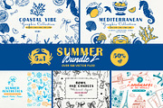 Summer Bundle 2. Vector. 50% off!, an Object Graphic by VerAna (Thumbnail 1 of 6)