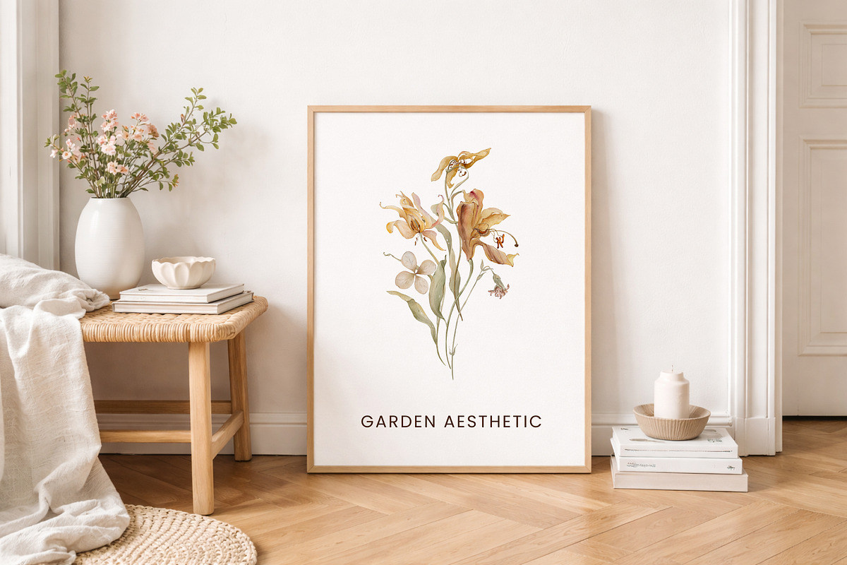 Garden Aesthetic dry flowers, a Decorative Illustration by Yuliia Lashevska (Photo 7 of 14)