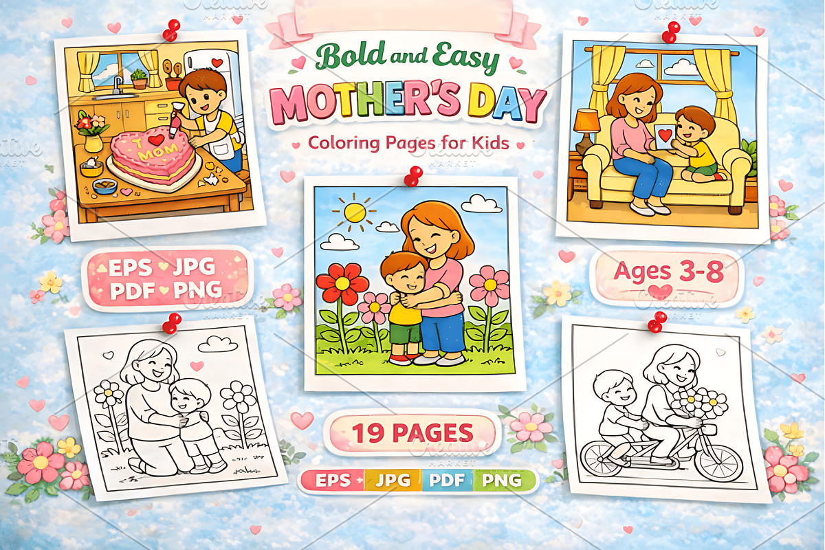 Bold & Easy Mother’s Day, an Illustration by Ink Gallery (Photo 1 of 3)
