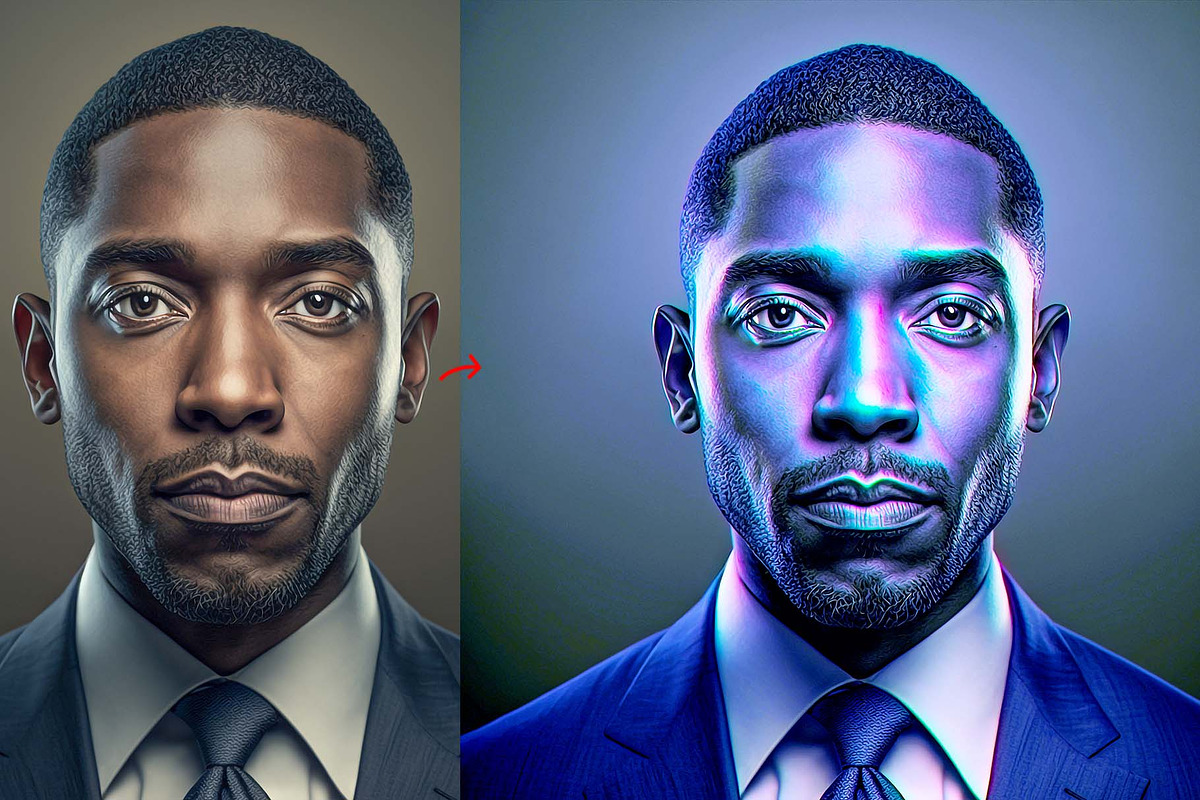 Hologram Photoshop Action, an Action Add-On by MRI STUDIO (Photo 2 of 23)