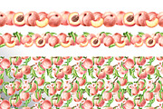 Ripe Peaches. Watercolor set, a Food Illustration by Daria Ustiugova (Thumbnail 22 of 23)