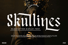 Skullines - Blackletter Display Font