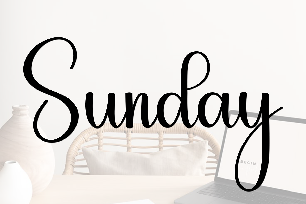 Monday Rainbow, a Handwritten Font by FreshTypeINK (Photo 3 of 8)