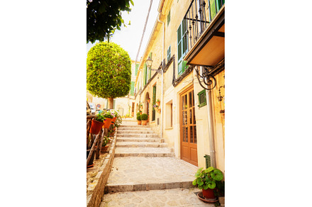 old town of Valdemossa, Majorca, an Architecture Photo by Neirfy
