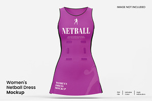 Netball Dress Mockup, a Bottom Mockup by Unerispace