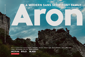 Aron - Sans Serif Font Family