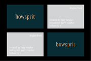 Bowsprit font, a Font by Yury Veselov (Thumbnail 3 of 9)