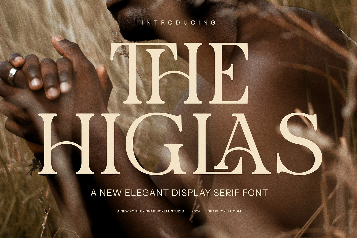 The Higlas Elegant Serif Font, a Serif Font by Graphicxell (Photo 1 of 8)