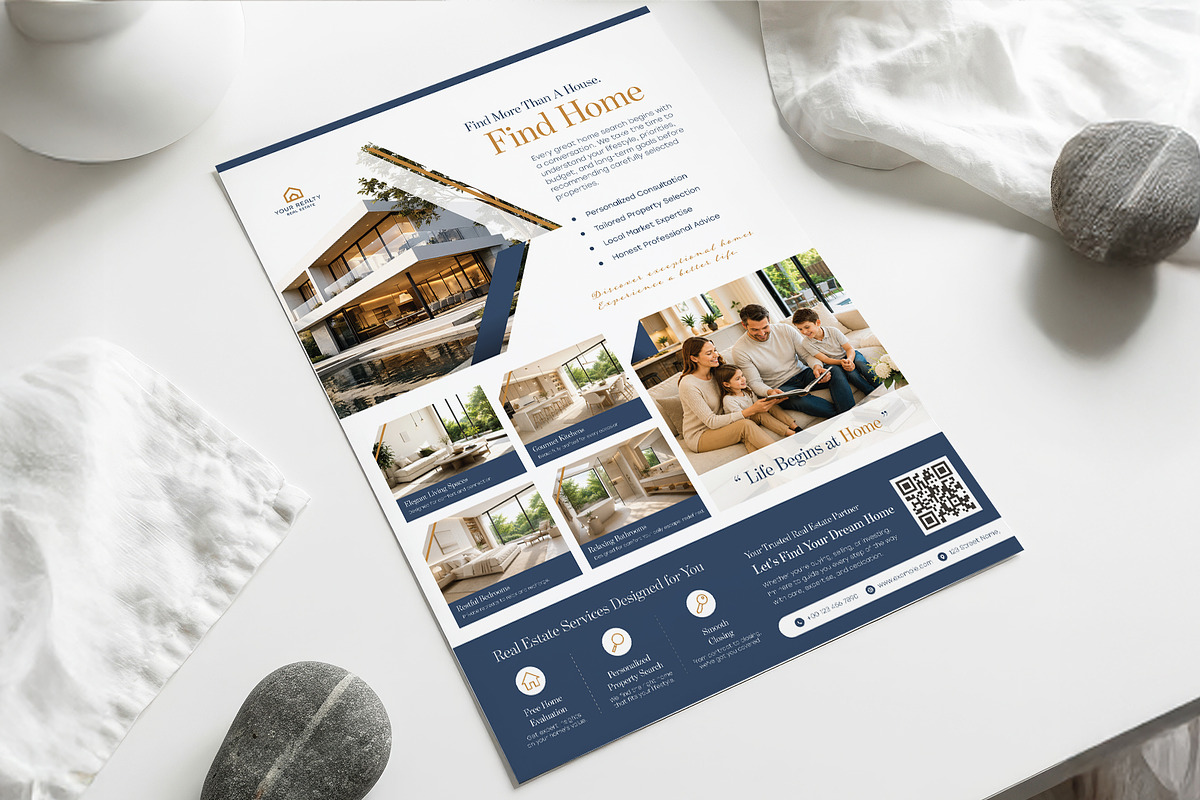 Modern Real Estate Poster Template, a Poster Template by WheelieMonkey (Photo 3 of 3)