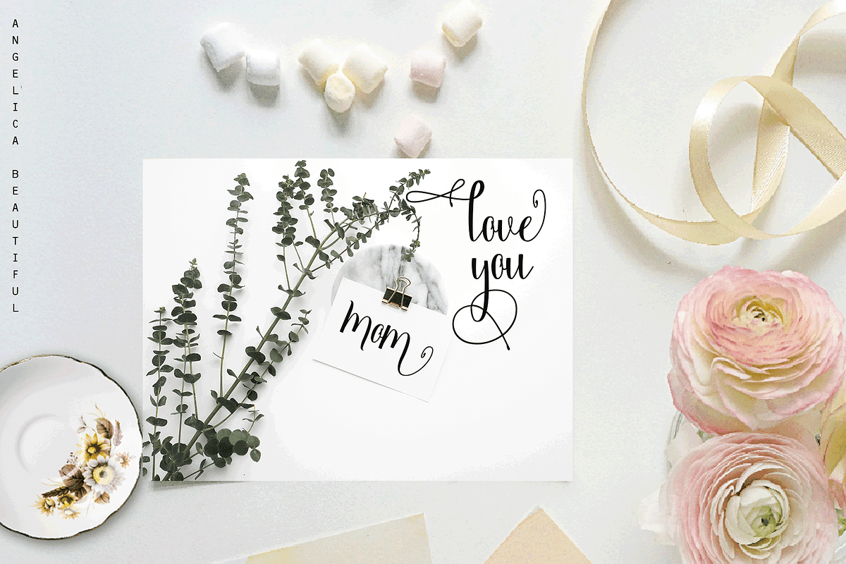 Angelica (Black Friday Sale), a Script Font by Deniz86 (Photo 9 of 11)