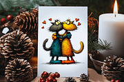 Best Cat Friend, Quirky Cat Clipart, an Illustration by Dream Creation (Thumbnail 7 of 8)